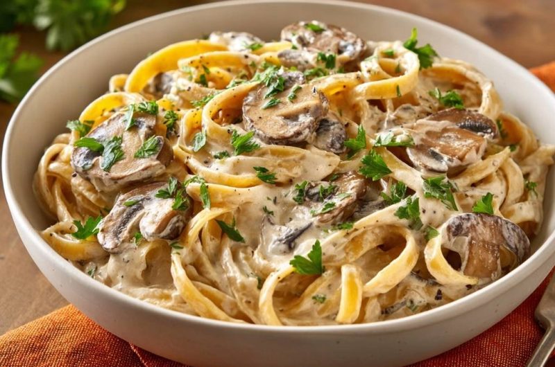Mushroom Fettuccine