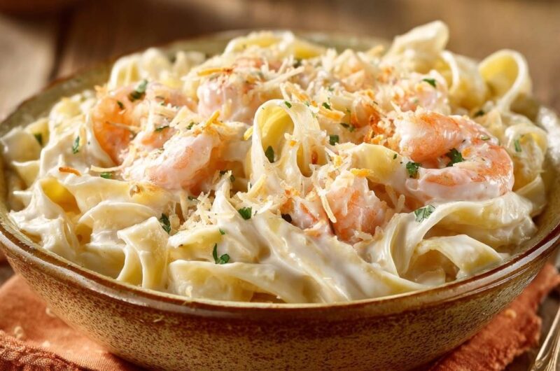 Shrimp Fettuccine Alfredo