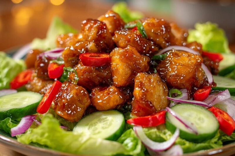 Crispy Glazed Chicken