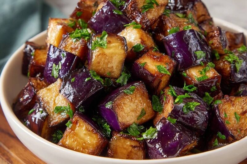 Crispy Glazed Eggplant
