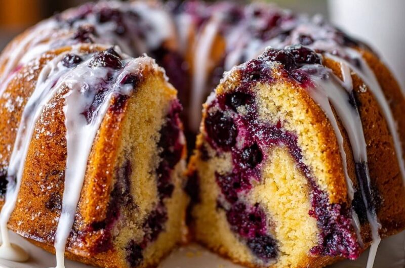 Blueberry Lemon Bundt Cake