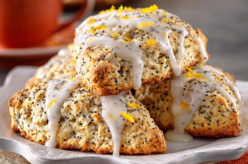 Lemon Poppy Seed Scones