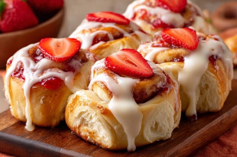 Strawberry Sweet Rolls