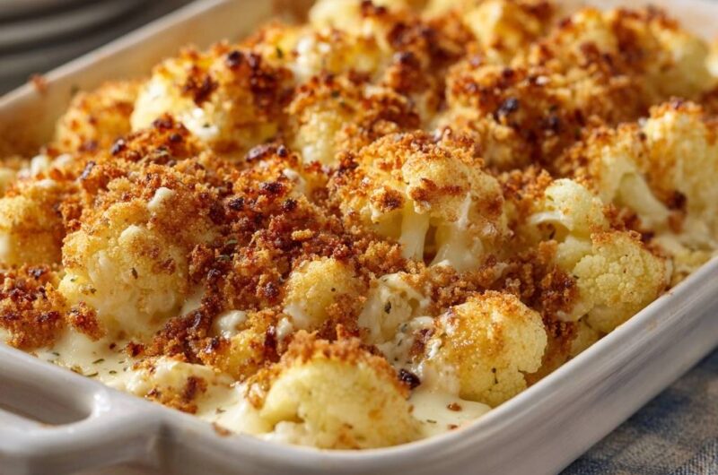 Roasted Cauliflower Gratin