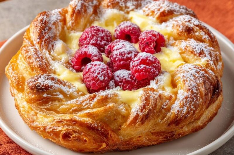 Raspberry Custard Danish