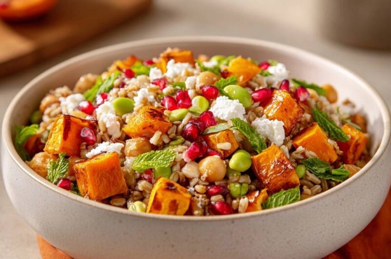 Roasted Butternut Squash and Farro