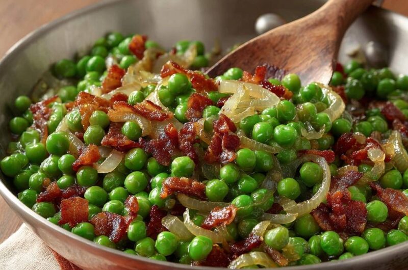 Skillet Sweet Peas