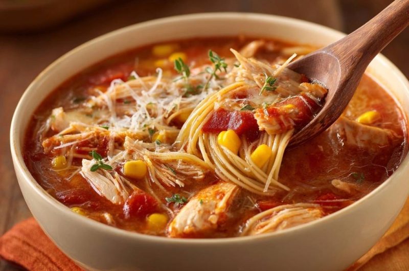 Tomato Chicken Noodle Soup