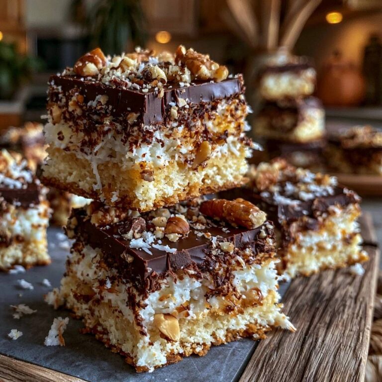 Mastering Chocolate Coconut Pecan Dream Bars