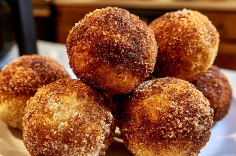 Cinnamon Sugar Donut Holes