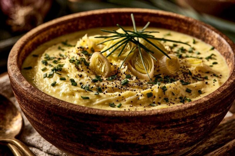Creamy Roasted Leek and Potato Soup