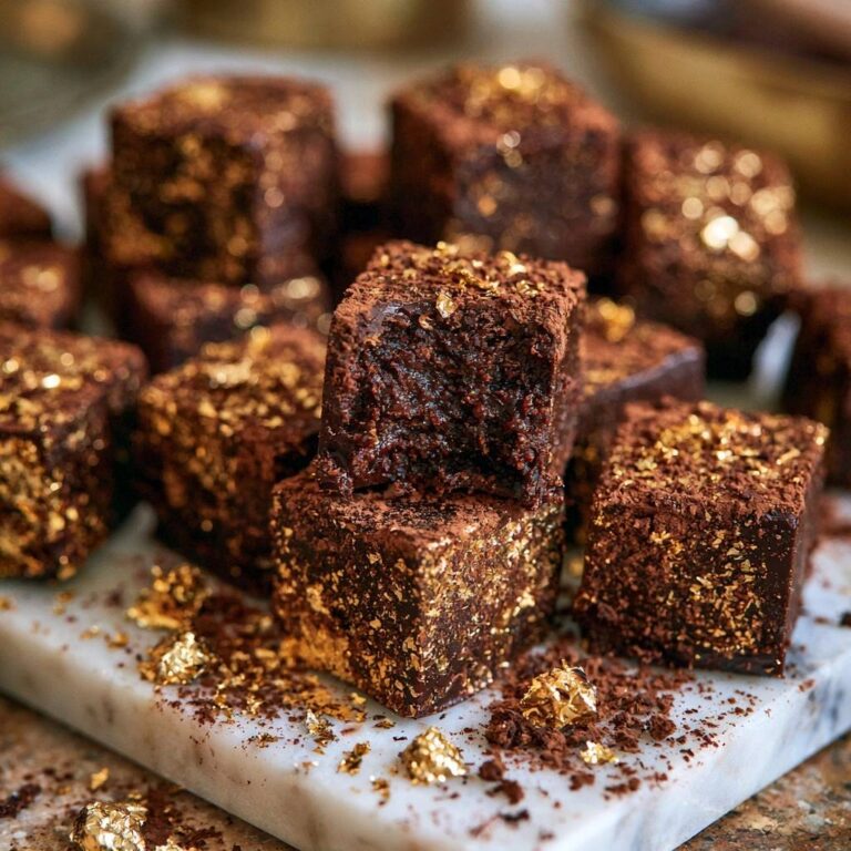 Mastering Dark Chocolate Gold Leaf Truffles
