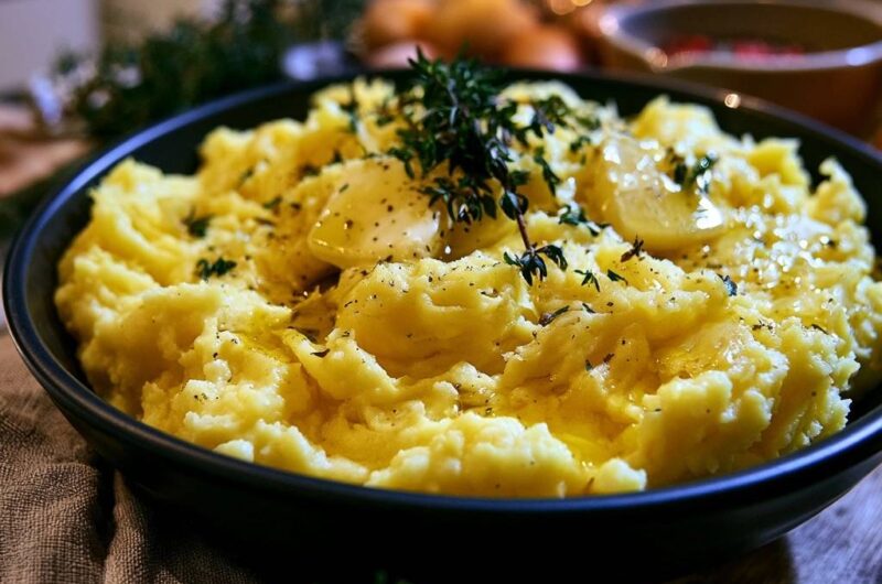 Garlic and Herb Mashed Potatoes