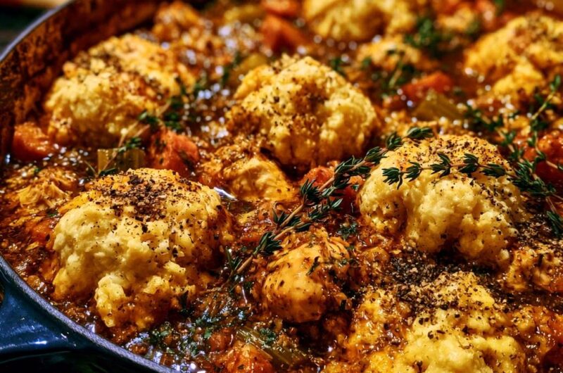 Old-Fashioned Chicken and Dumplings