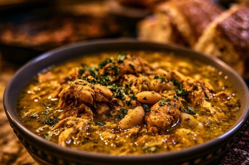 Slow-Simmered White Chicken Chili