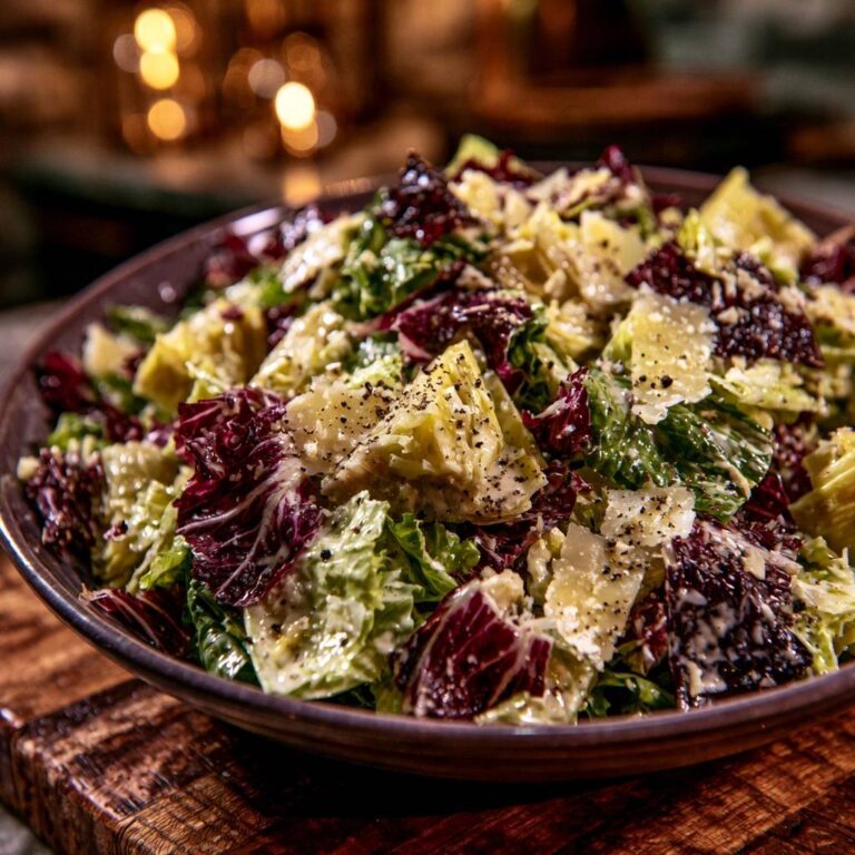 Mastering the Creamy Radicchio and Romaine Caesar