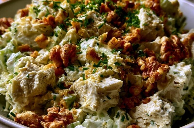 Creamy Walnut Chicken Salad