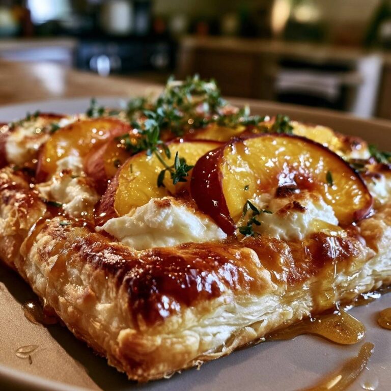 Mastering the Honey Roasted Peach and Ricotta Tart