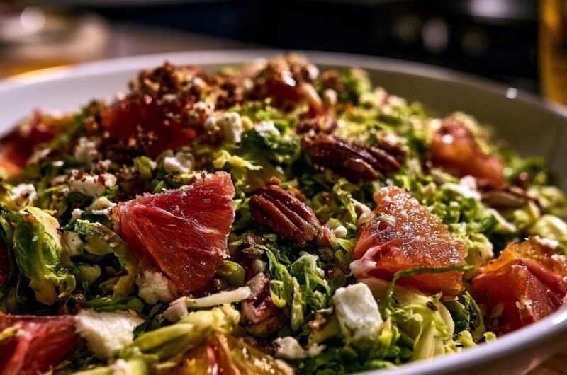 Shaved Brussels Sprouts and Citrus Salad