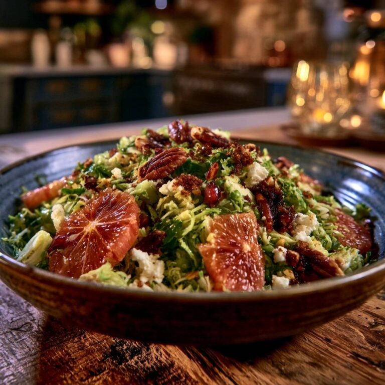 Shaved Brussels Sprout and Blood Orange Salad: The Anti-Soggy Method
