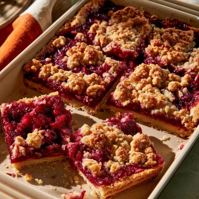 Cranberry Pie Bars