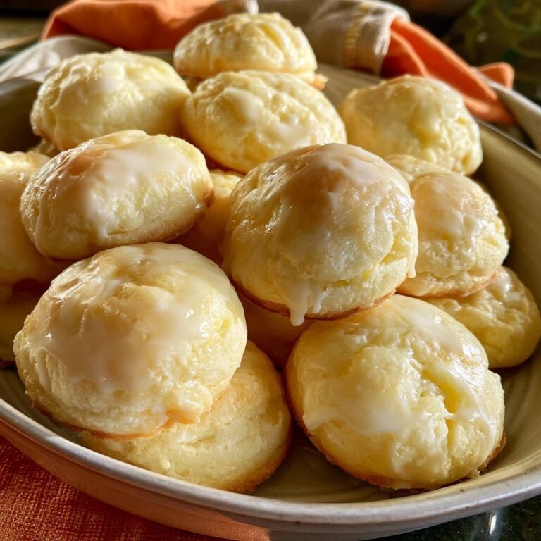 Italian Ricotta Cookies with Lemon Glaze