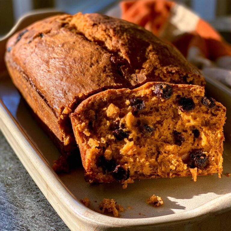 Persimmon Bread with Raisins