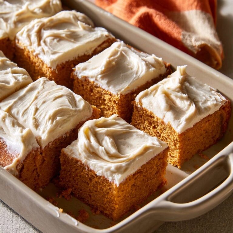 Pumpkin Bars with Cream Cheese Frosting