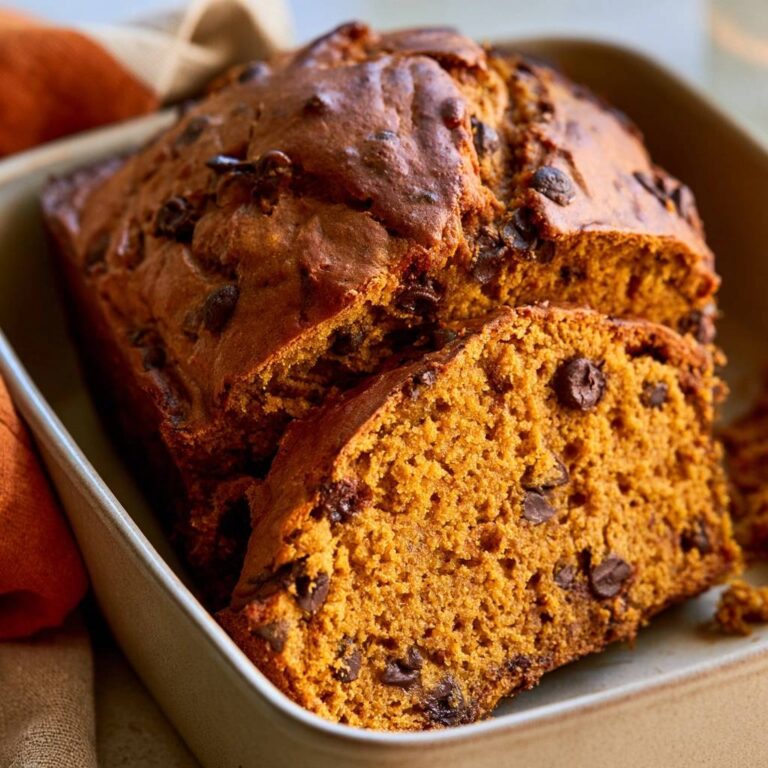 Pumpkin Chocolate Chip Bread