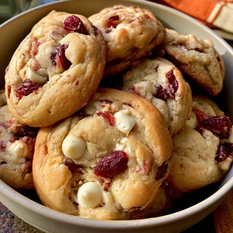 White Chocolate Cranberry Cookies